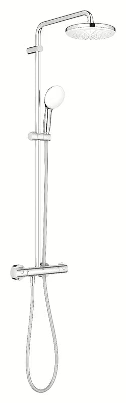 Grohe Tempesta System dušo sistema su termostatiniu maišytuvu chromo spalvos su viršutiniu ir rankiniu dušu