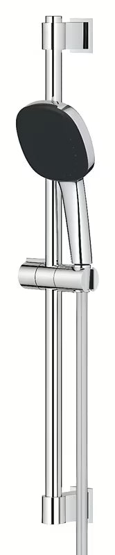 Chromo spalvos dušo komplektas Grohe Vitalio Comfort su rankiniu dušeliu, dušo stovu ir žarna