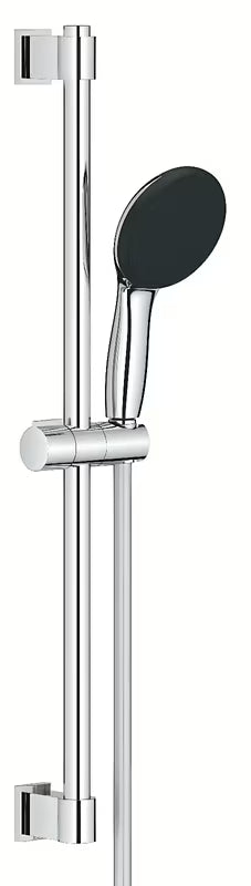 Chromuotas dušo komplektas Grohe Vitalio Start su dušo stovu ir žarna pro patogiam prausimuisi duše