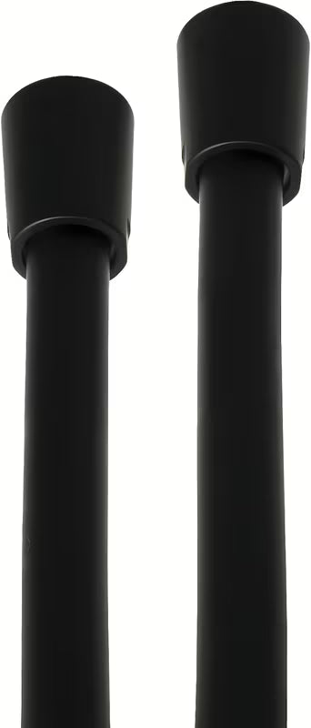 Dušo žarna Hansa juodos matinės spalvos, ilgis 175 cm.