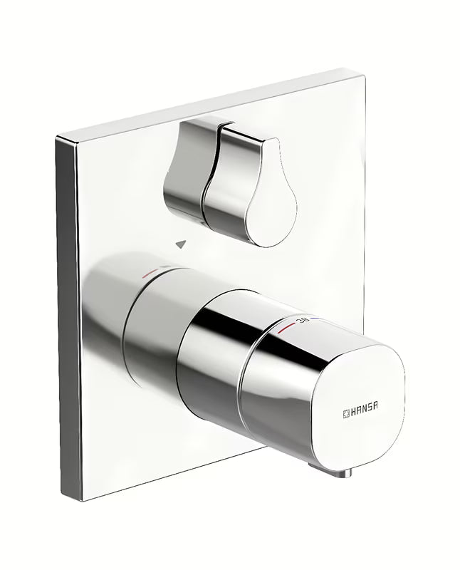 Hansa Living potinkinė termostatinė dušo ir vonios maišytuvas chromo spalvos