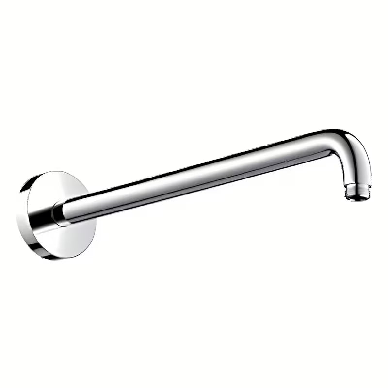 Chromuotas sieninis dušo galvos alkūnė hansgrohe 38,9 cm su apvalia rozete pro viršutiniam dušui