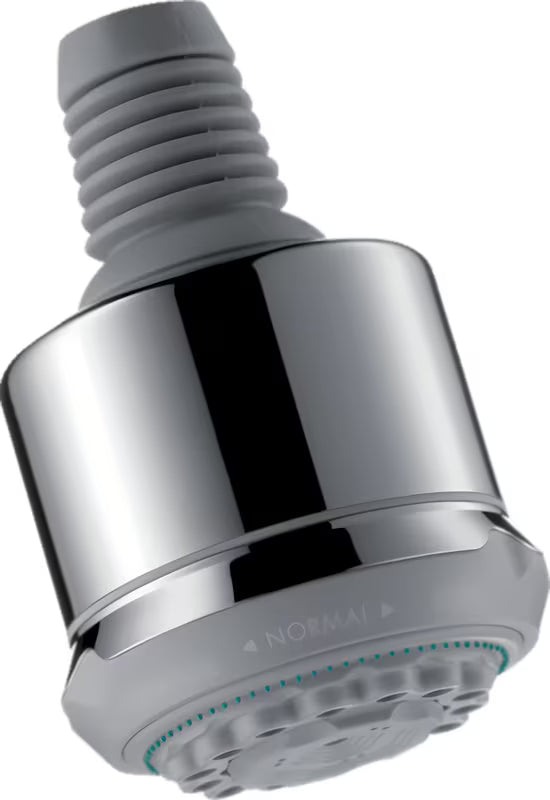 Hansgrohe Clubmaster viršutinis dušas chromo spalvos, su 3 srovių perjungimu ir reguliuojamu kampu