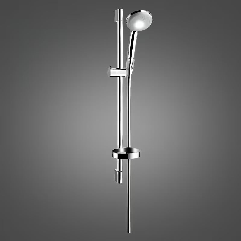 Hansgrohe Croma 100 dušo komplektas, apdaila chrome, su rankiniu dušeliu, stovu, žarna, slankikliu ir muiline