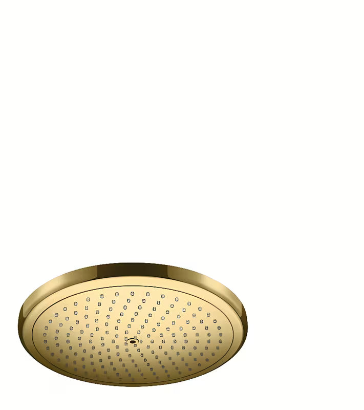 Apvali viršutinis dušas Hansgrohe Croma 280 mm, blizgaus aukso spalvos, su RainAir srove