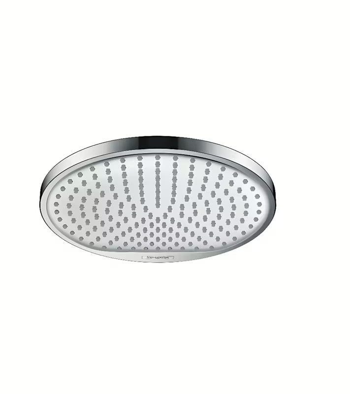 Viršutinis dušas Hansgrohe Crometta S 240 chromo spalvos, su Rain srove ir silikoniniais purkštukais pro lengvam valymui