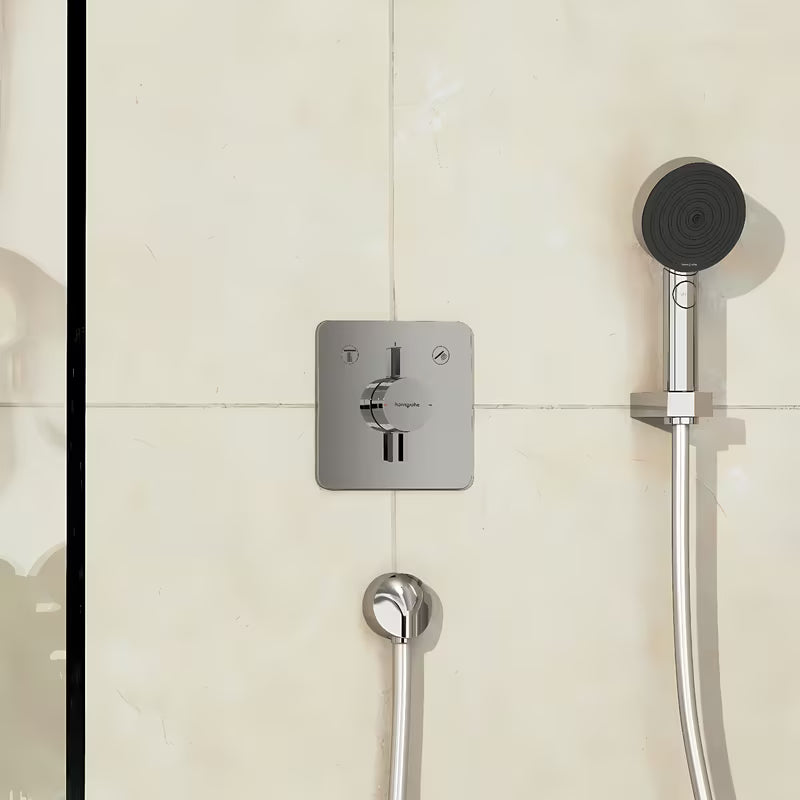 Potinkinė dušo maišytuvas hansgrohe duoturn Q chromo spalvos, pro dviejų vartotojų valdymui