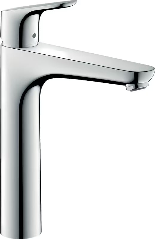 Hansgrohe Focus aukšta praustuvo svirtinis maišytuvas, chromo spalvos be praustuvo dugno vožtuvas