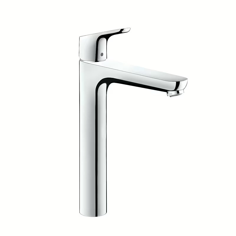 Hansgrohe Focus aukšta svirtinis praustuvo maišytuvas chromo spalvos su nutekėjimo komplektu