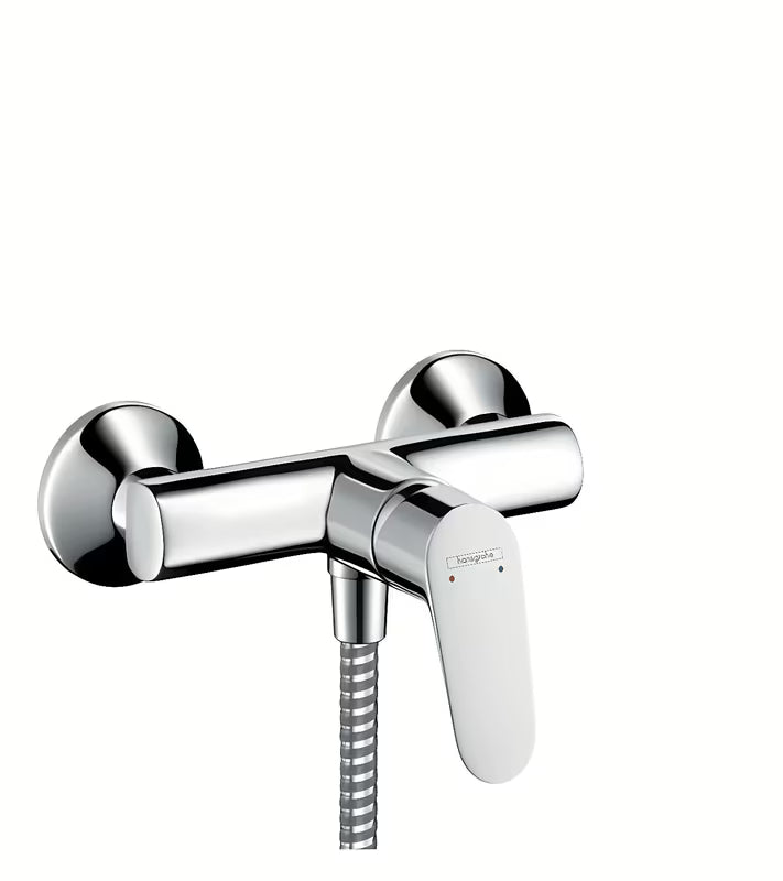 Hansgrohe Focus svirtinis sieninė dušo maišytuvas, chromo spalvos