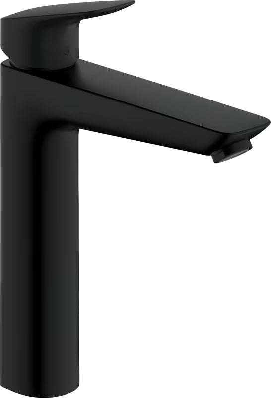 Hansgrohe Logis svirtinis praustuvo maišytuvas su praustuvo dugno vožtuvas matinės juodos spalvos
