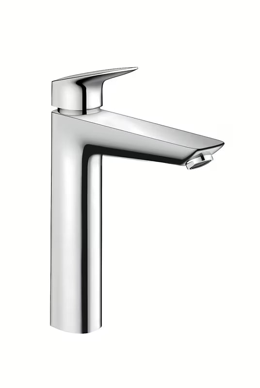 Hansgrohe Logis 190 svirtinis praustuvo maišytuvas chromo spalvos be praustuvo dugno vožtuvas su ComfortZone 190