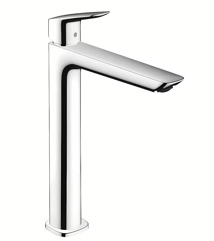 Aukšta praustuvo svirtinis maišytuvas Hansgrohe Logis Fine, chromo spalvos.