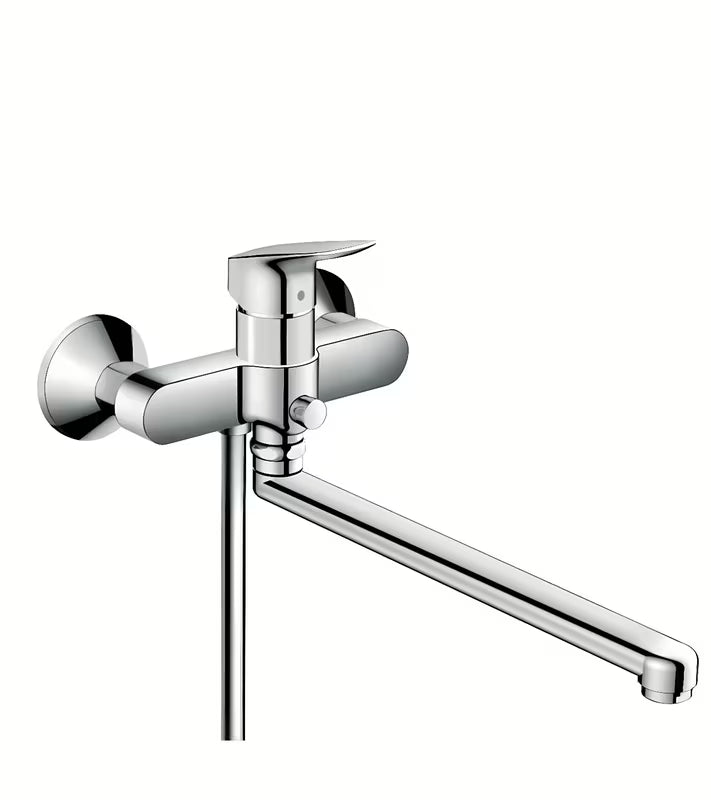 Hansgrohe Logis svirtinis sieninė vonios maišytuvas chromo spalvos