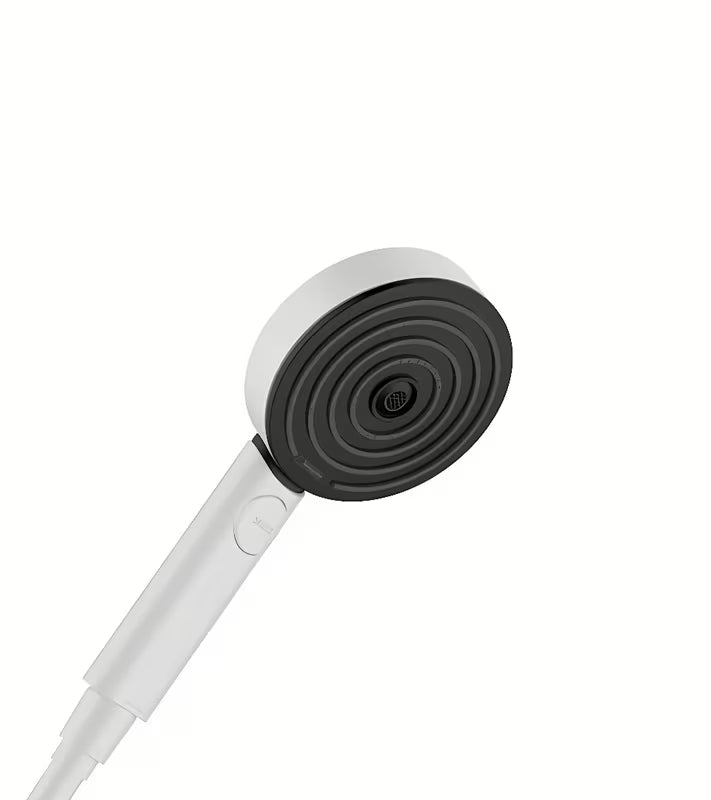 Rankinis dušas hansgrohe Pulsify Select 105 Activation, matinės baltos spalvos, su mygtuku Select