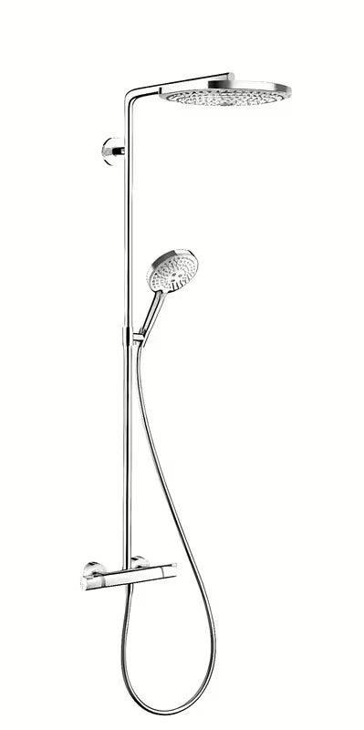 Hansgrohe Raindance Select S dušo sistema su termostatiniu maišytuvu chromo spalvos