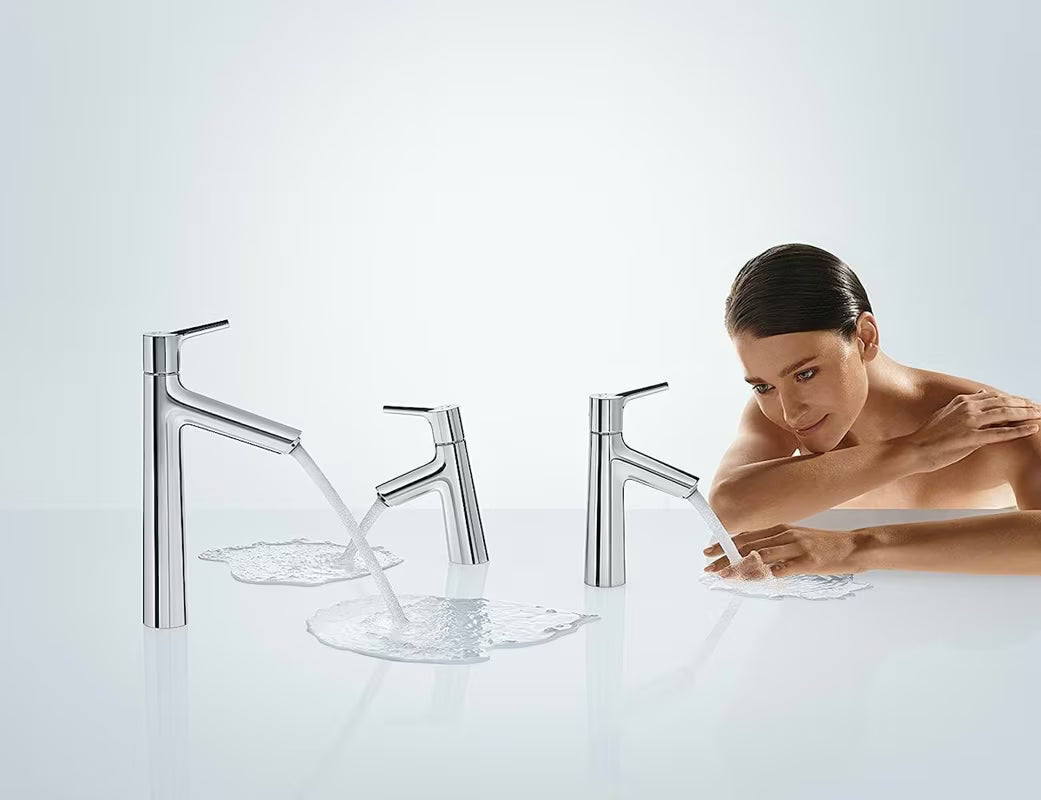 Hansgrohe Talis S aukšta svirtinis praustuvo maišytuvas chromo spalvos be praustuvo dugno vožtuvas