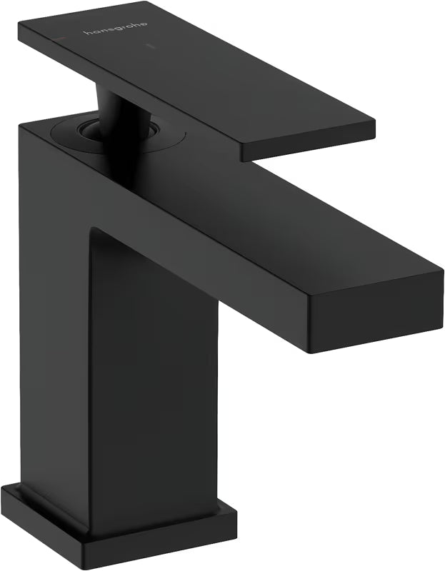 Hansgrohe Tecturis E praustuvo svirtinis maišytuvas juodos matinės spalvos su EcoSmart+ ir CoolStart technologijomis