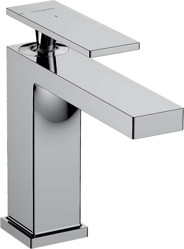 Chromuota svirtinis praustuvo maišytuvas Hansgrohe Tecturis E su CoolStart technologija