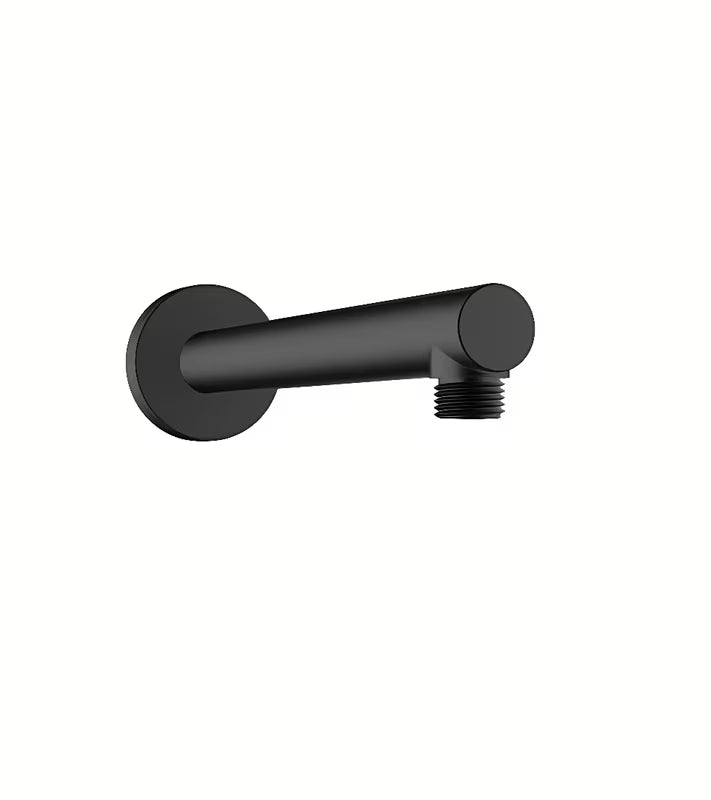 Sieninis dušo galvos alkūnė Hansgrohe Vernis Blend 240 mm, matinės juodos spalvos, su apvalia rozete