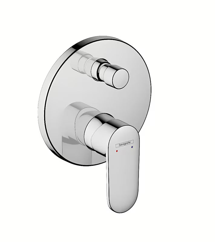 Hansgrohe Vernis Blend potinkinė vonios maišytuvas chromo spalvos, su svirtiniu valdymu