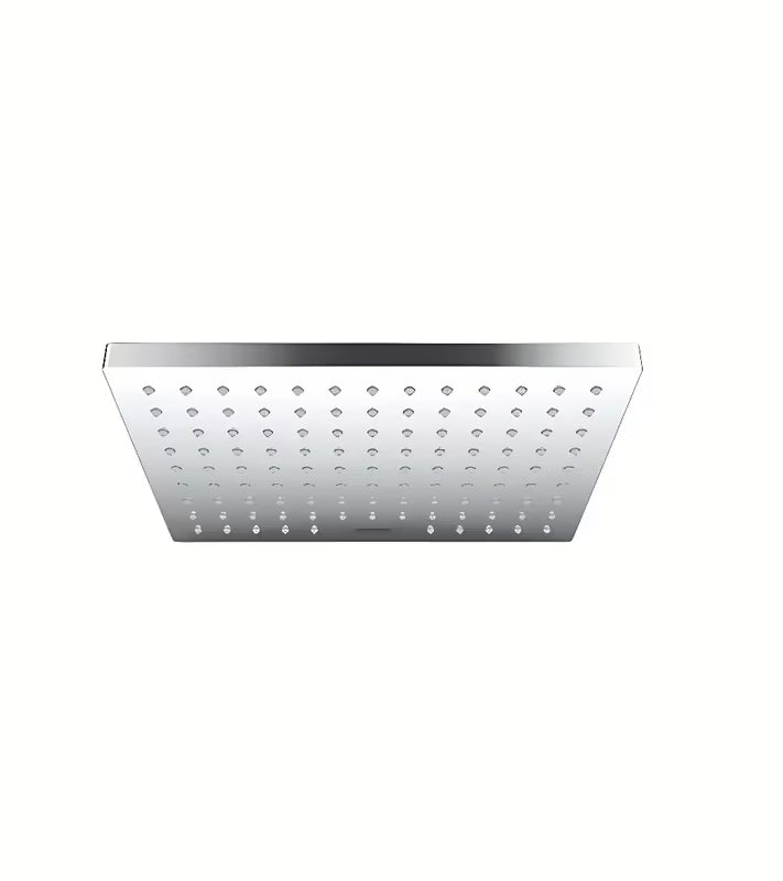 Chromo spalvos viršutinis dušas hansgrohe Vernis Shape 230 EcoSmart su stačiakampe dušo galva