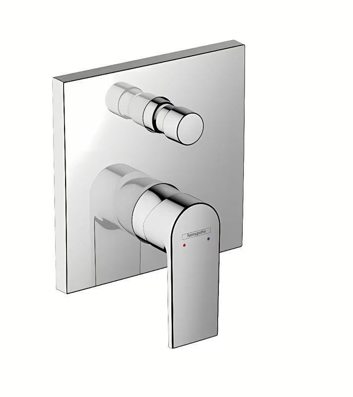 Hansgrohe Vernis Shape potinkinė svirtinis dušo ir vonios maišytuvas, chromo spalvos