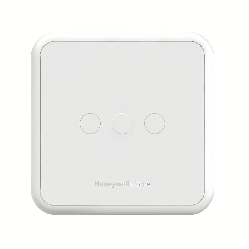 Baltas laidinis skaitmeninis kambario termostatas Honeywell DT4 su LED ekranu ir jutikliniais mygtukais