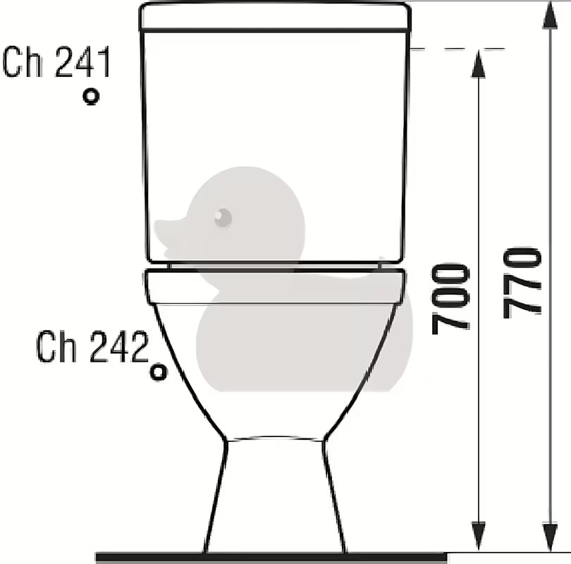 PASTATOMAS klozetas Jika Lyra Plus baltos spalvos su giliu nuplovimu ir DualFlush bakeliu