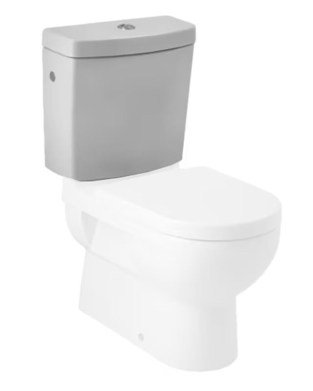 Baltas KLOZETAS bakelis Jika Mio pro kombinuotam klozetui su apatiniu vandens įvadu ir DualFlush nuleidimu 3/6 l.