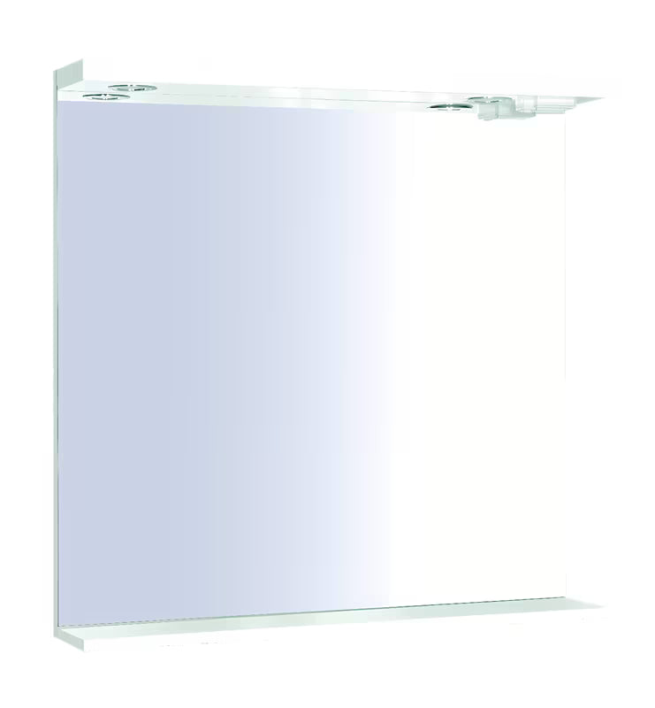 Stačiakampis LED veidrodis Keramia Pro 70x80 cm baltame rėme, IP44, vertikalus.