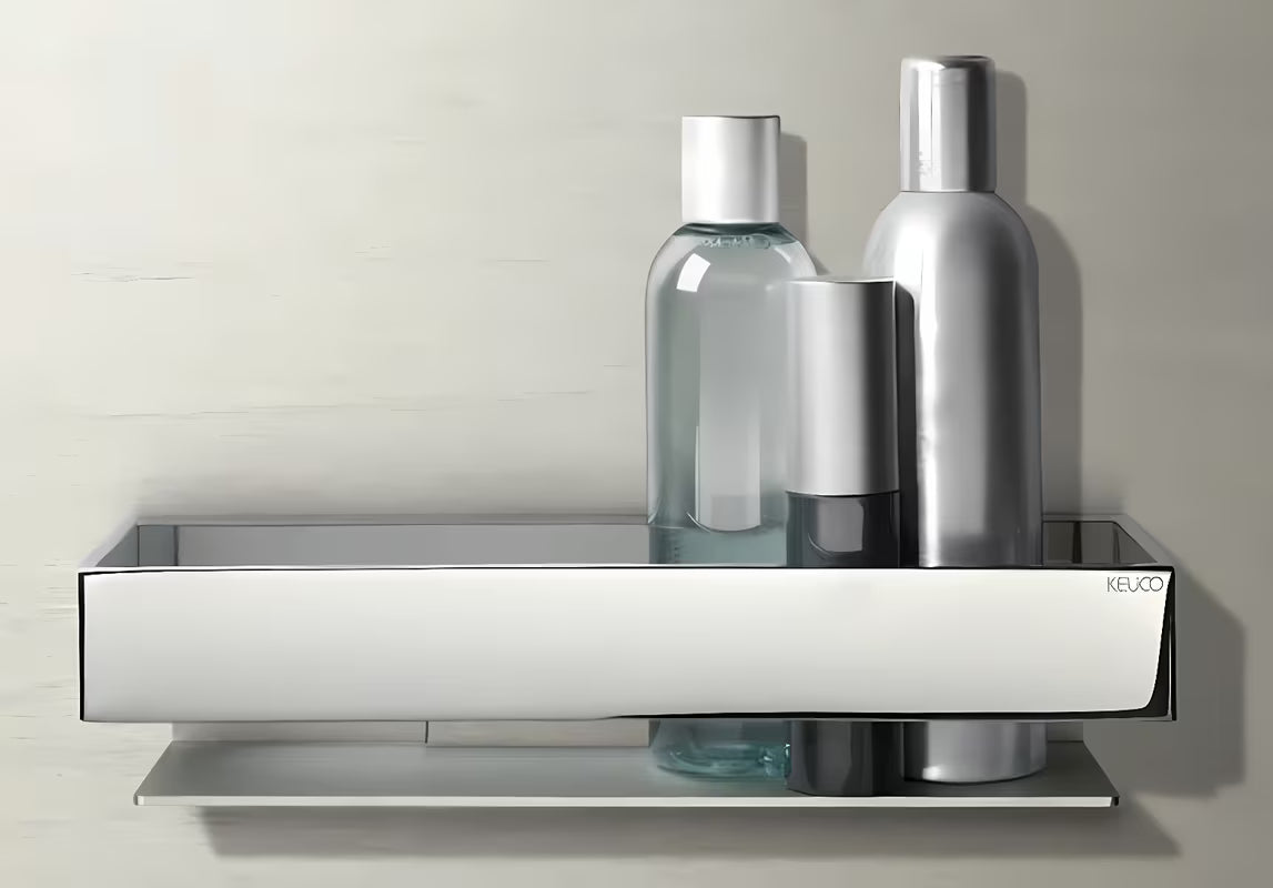 Chromuota sieninė lentynėlė Keuco Edition 11 elegantiško, nesenstančio dizaino