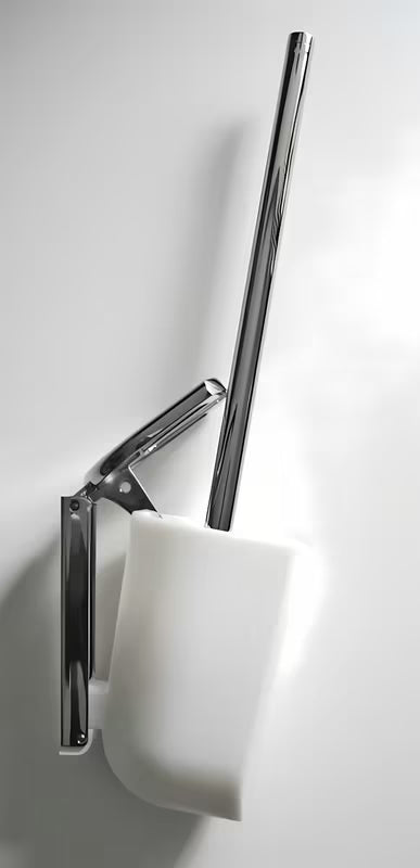 Sieninė WC šepetys Keuco Elegance chromo spalvos, nesenstančio dizaino