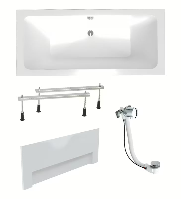 Laguna Nora Plus stačiakampė akrilinė vonia 170 x 75 cm, universali kairinė ir dešininė versija
