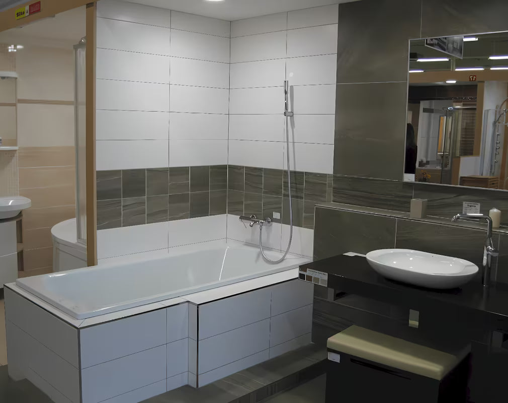 Stačiakampė vonia Laufen Bolsena 180x80 cm iš emaliuoto plieno su garso izoliacija ir kojelėmis