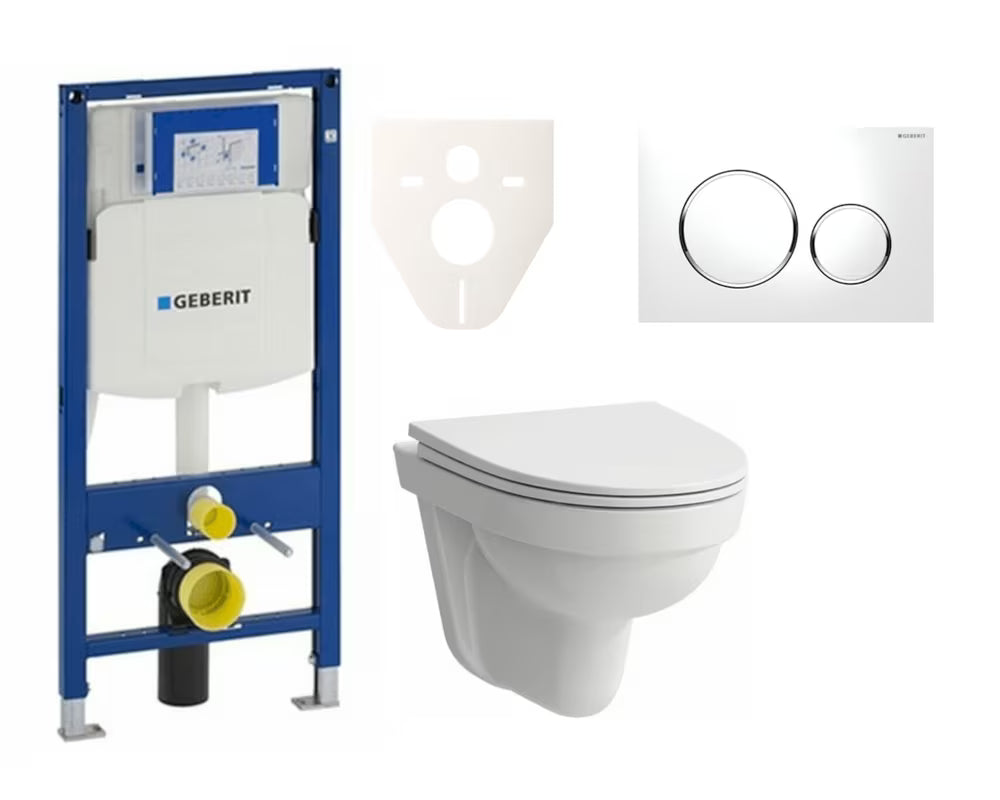 Pakabinami WC komplektas Laufen Pro Nordic su montavimo moduliu Geberit Duofix pro montavimui prie sienos