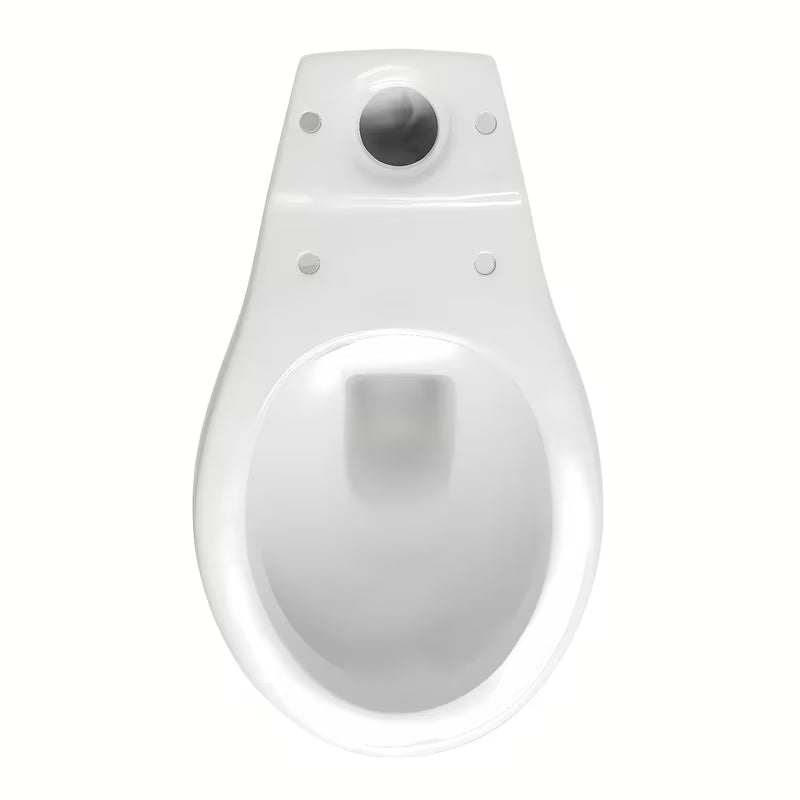 Baltas PASTATOMAS klozetas Multi Eur klasikinio stiliaus, su galiniu nuotaku ir DualFlush mechanizmu