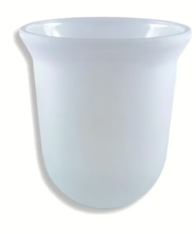 Atsarginė keraminė dubenėlis tualetui šepečio Multi Simple, baltos spalvos