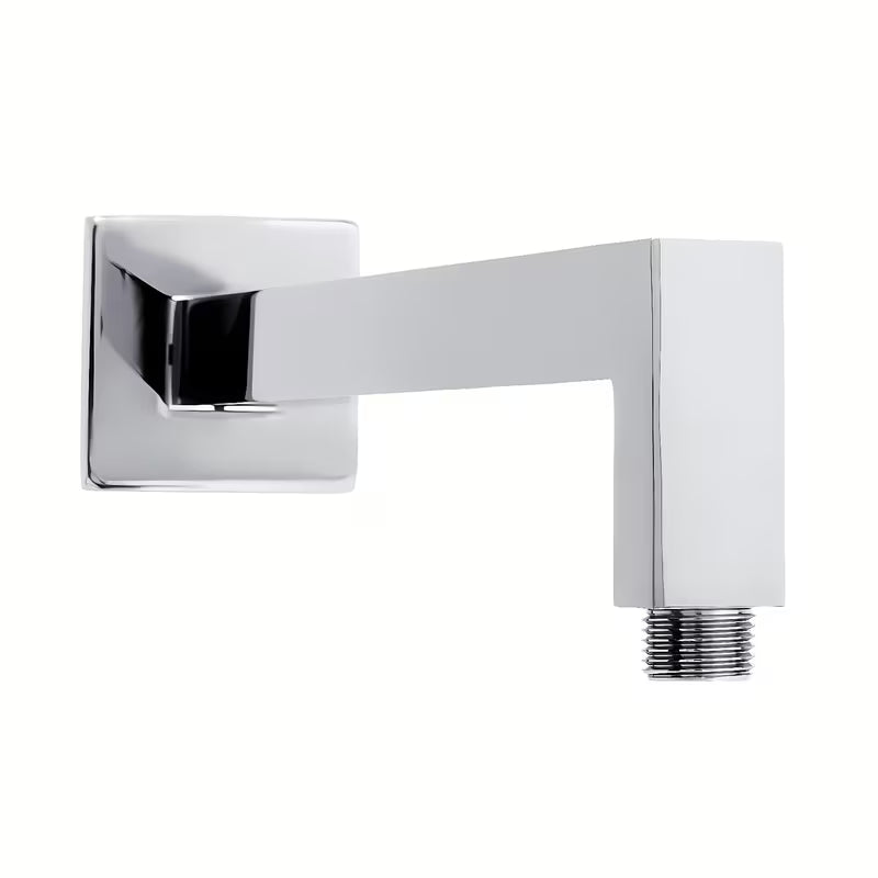 Dušo galvos Alkūnė Optima Chrome kvadratinio dizaino, ilgis 40 cm, pro viršutiniam dušui.