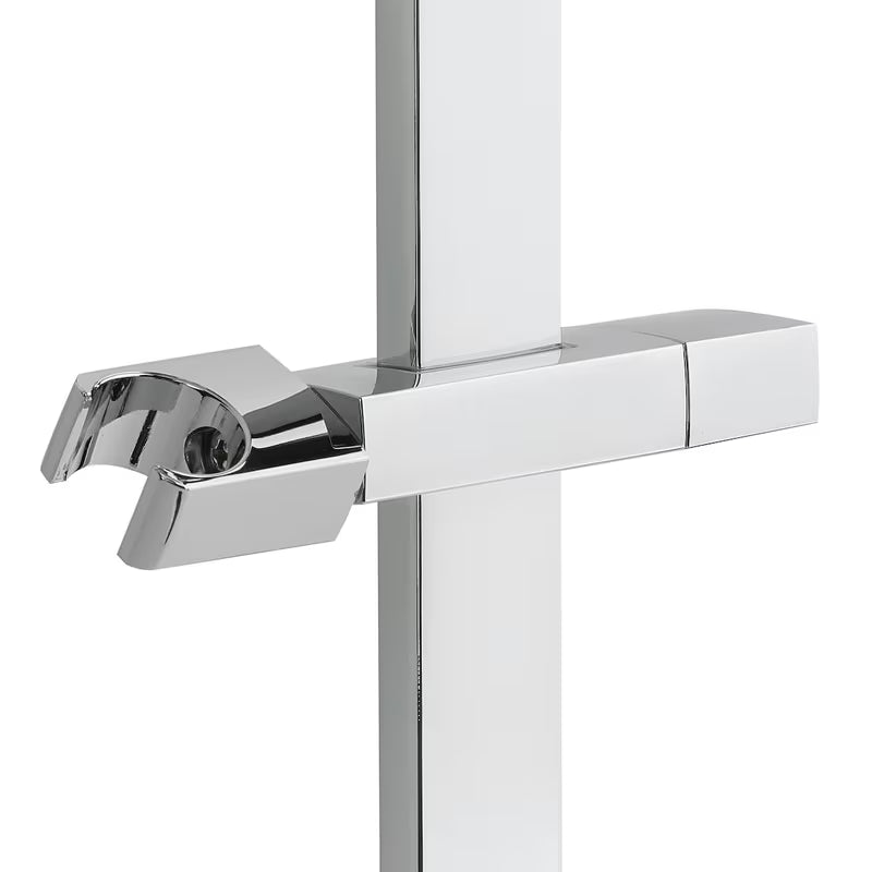 Kampuota dušo stovas Optima Chrome su slankiojančiu laikikliu, ilgis 68 cm