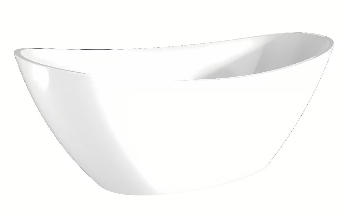 Laisvai pastatomas akrilinė vonia Polysan 170x80 cm pro kairinei ir dešininei orientacijai