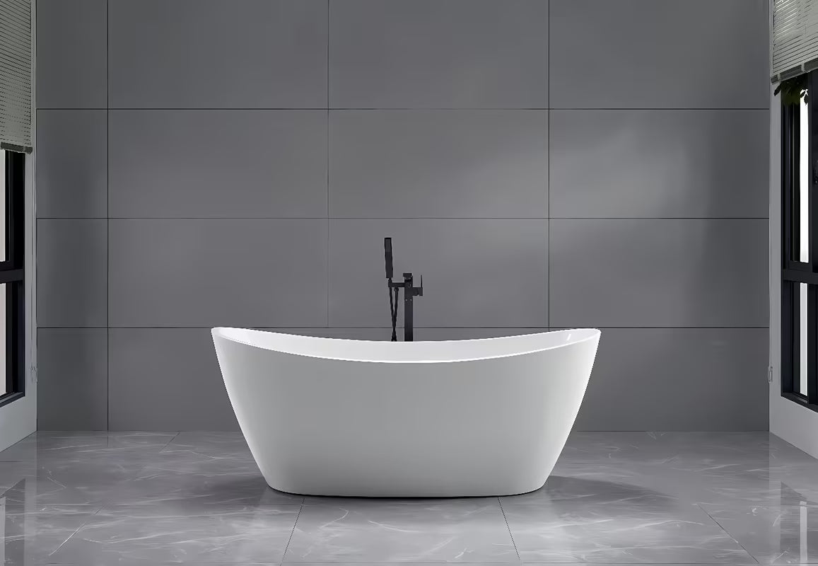 Laisvai pastatomas akrilinė vonia Polysan 170x80 cm pro kairinei ir dešininei orientacijai