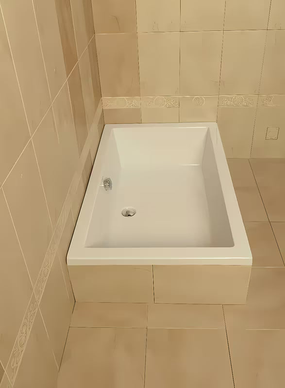 Balta dušo padėklas Polysan Deep 75x75 cm iš lieto akrilo su persipylimo anga
