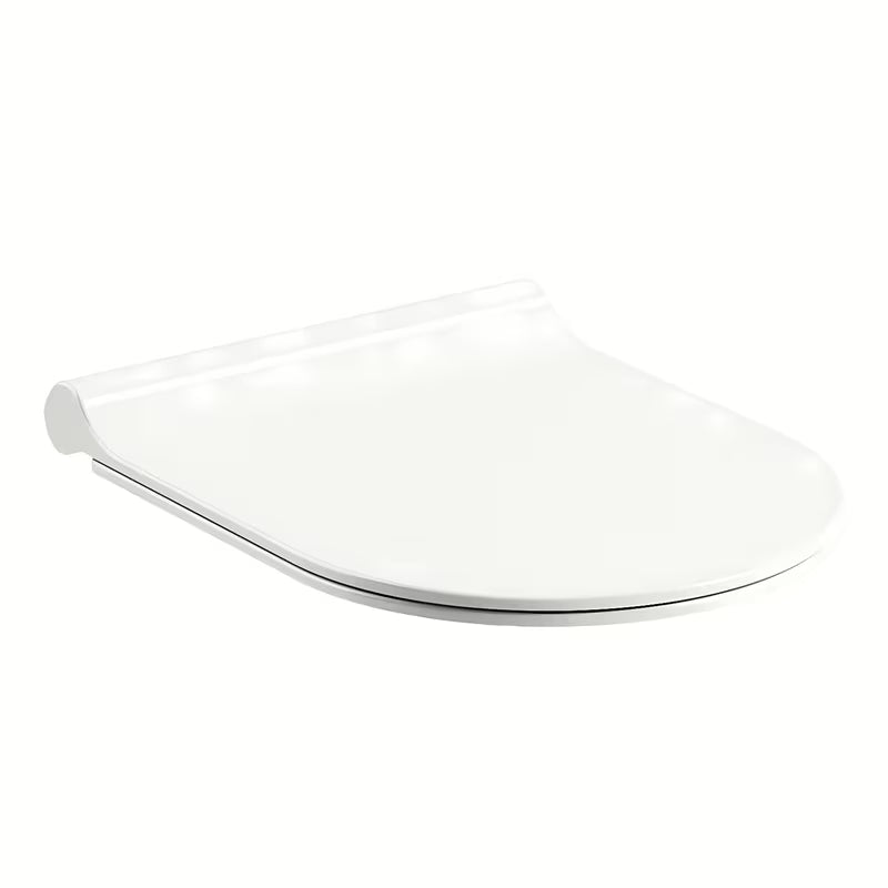 Balta itin plona KLOZETO dangtis Ravak Chrome Uni Chrome Slim su lėto uždarymo mechanizmu softclose