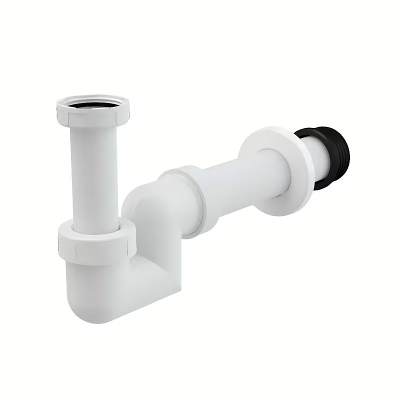 Baltas plastikinis bidė sifonas Ravak Chrome pro bidė Uni Chrome su manžete