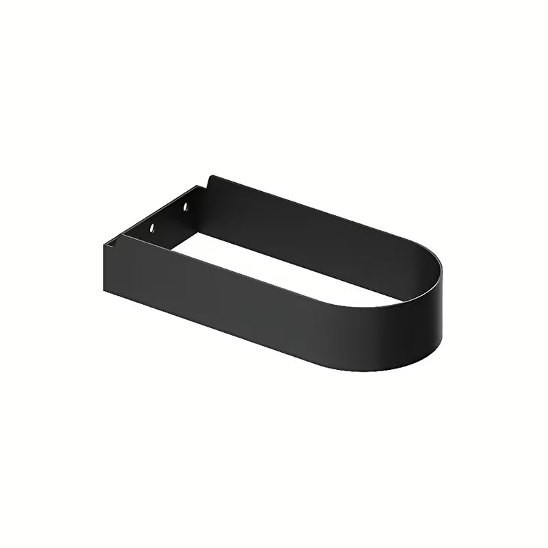 Juodas metalinis laikiklis Ravak Yard pro pakabinimui praustuvai Yard 400 ant sienos