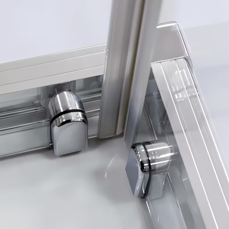 Kairinis slankiojančios dušo durys Roth Proxima Line 90 cm, blizgus chromas, skaidrus stiklas