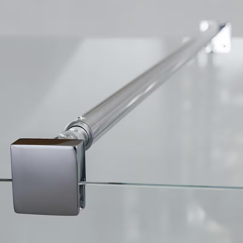 Dušo durų šoninė sienelė Roth Tower Line 90 cm, blizgus chromas, skaidrus stiklas