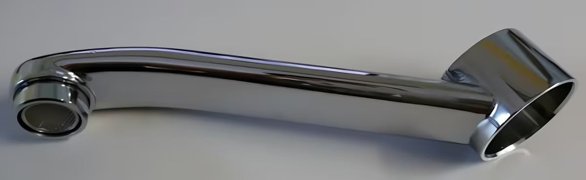 Chromuotas išleidimo snapas S-Line pro suderinamas maišytuvai virtuvei ir vonios kambariui.