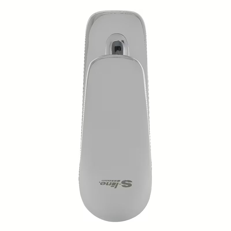 Chromuota svirtinis stovintis praustuvo maišytuvas S-Line Pro be praustuvo dugno vožtuvas apvalinto dizaino.